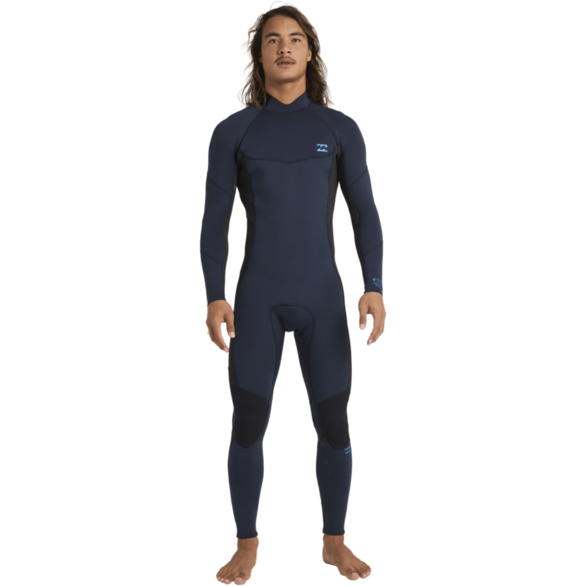 2026 Billabong Männer Absolute 3/2mm Flatlock Rückenreißverschluss Neoprenanzug 24AW211601 - Ocean